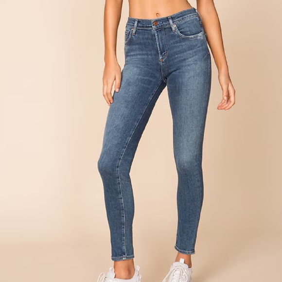 Agolde Sophie Mid Rise Skinny Fit Jeans Sz 25 - Picture 1 of 9